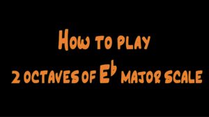 How to play 2 octaves of Eb major scale â€¢ Violin