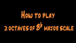 How to play 2 octaves of Bb major scale â€¢ Violin